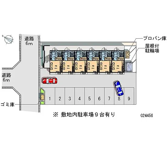 ★手数料０円★八戸市湊高台６丁目　月極駐車場（LP）